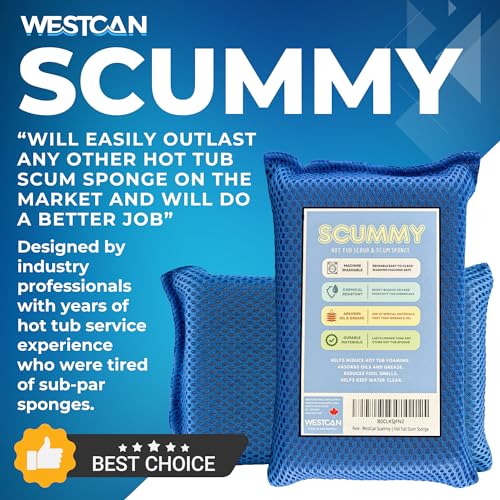 Spa Marvel 1 Year Supply with Free Hot Tub Scum Sponge & Natural Enzyme Cleaner