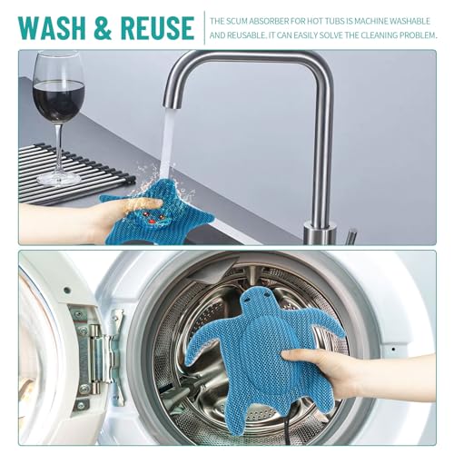 Spa & Pool Scum Absorber, Reusable Cleaning Kit