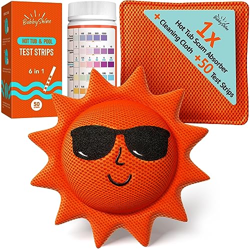 VIP Hot Tub Scum Absorber and Pool Test Strips