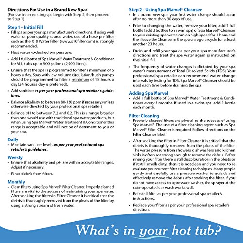 VIP Spa Marvel Water Treatment & Conditioner