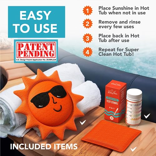 VIP Hot Tub Scum Absorber and Pool Test Strips