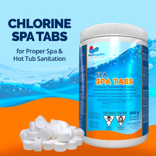 VIP Chlorine Spa Tabs (800g) at Pool Supplies Canada