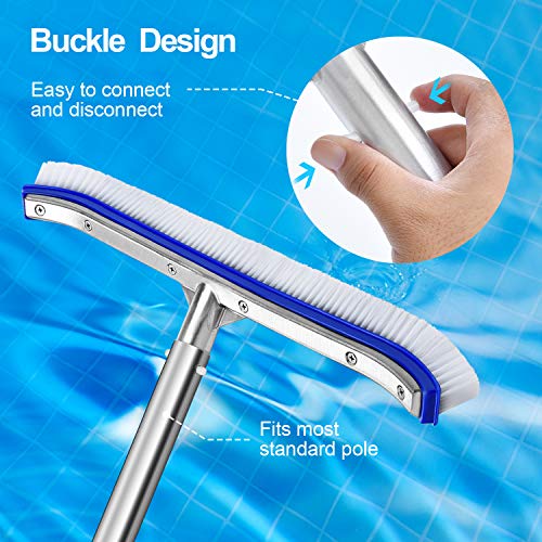 18" Durable Aluminium Pool Brush for VIP Shopping