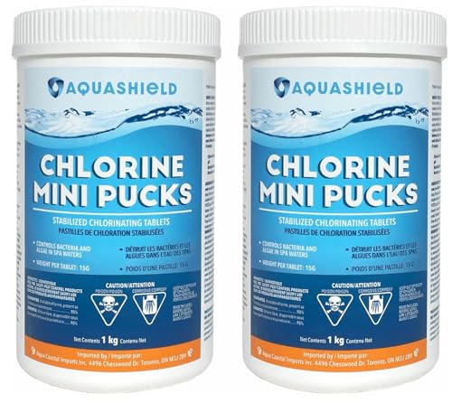 Aquashield VIP Chlorine Mini Pucks for Spa & Hot Tubs