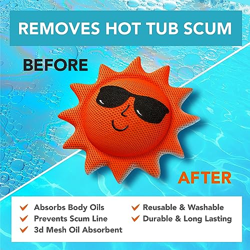 VIP Hot Tub Scum Absorber and Pool Test Strips