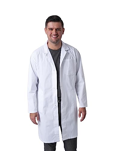 HOMBURY Professional VIP White Lab Coat Unisex优越达人 白色 化纤 棉料唐装