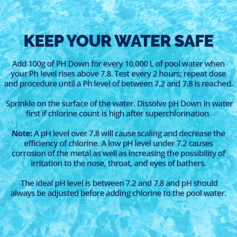 3 Kg pH Down Balancer for Pool Spa VIP Shopping