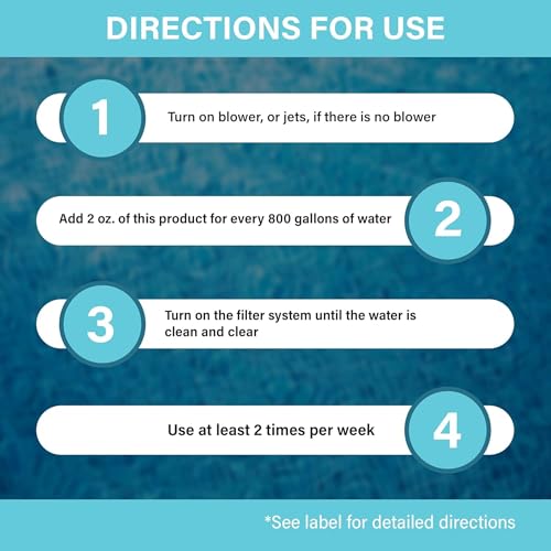 VIP Spa & Hot Tub Clarifier - Cloudy Water Treatment