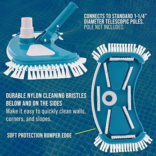 12" Deluxe Weighted Butterfly Pool Vacuum Head VIP