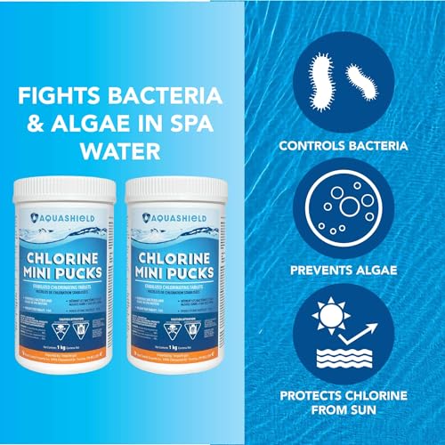 Aquashield VIP Chlorine Mini Pucks for Spa & Hot Tubs