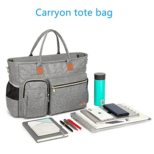 Rabjen Nurse Tote Bag with Laptop Sleeve, Medical Supplies