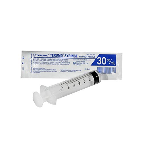Terumo 30ml Oral Syringes - Luer Lock Tip, FDA Approved