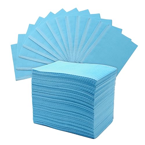 VIP Disposable Dental Bibs - 125 Pack 13"x18