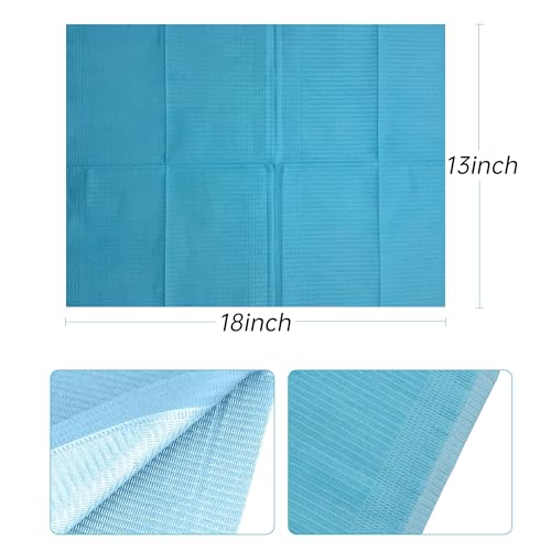 VIP Disposable Dental Bibs - 125 Pack 13"x18