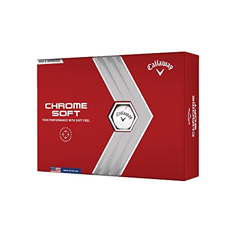 Callaway Chrome Soft Golf Balls - White, Standard