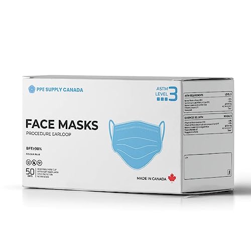 Canadian Made ASTM Level 3 Face Masks - Pack of 50