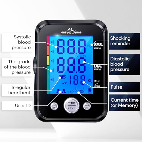 Easy@Home Upper Arm Blood Pressure Monitor - VIP Shopping