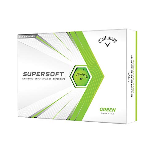 2021 Callaway Supersoft Golf Balls in Green