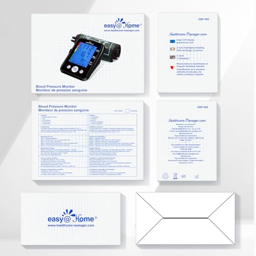 Easy@Home Upper Arm Blood Pressure Monitor - VIP Shopping