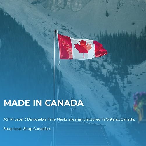 Canadian Made ASTM Level 3 Face Masks - Pack of 50