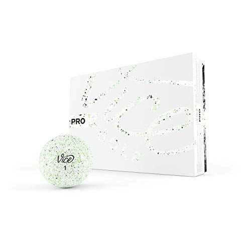 VIP VICE Pro Drip Golf Balls (Lime/Black)