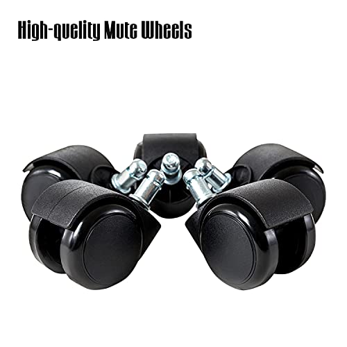 GreenLife® Deluxe Adjustable Height Rolling Stool (Black)