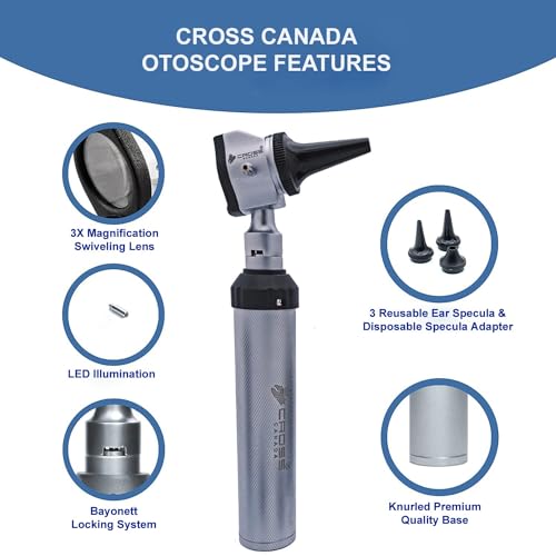 Canada VIP LED Otoscope Diagnostic Set - Crossborder Shopping