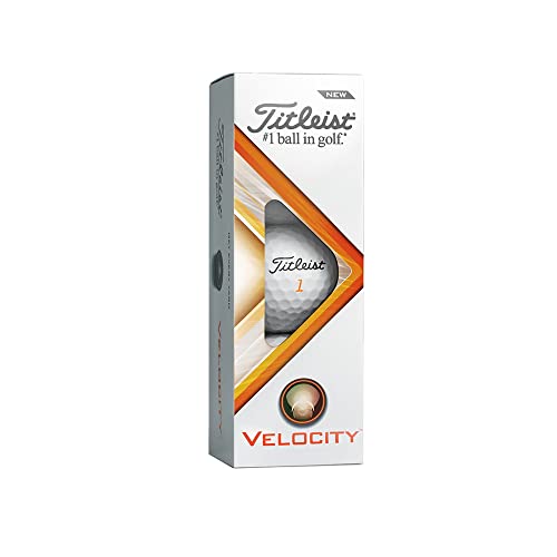 Titleist Velocity Golf Balls, White, Prior Generation VIP Shop