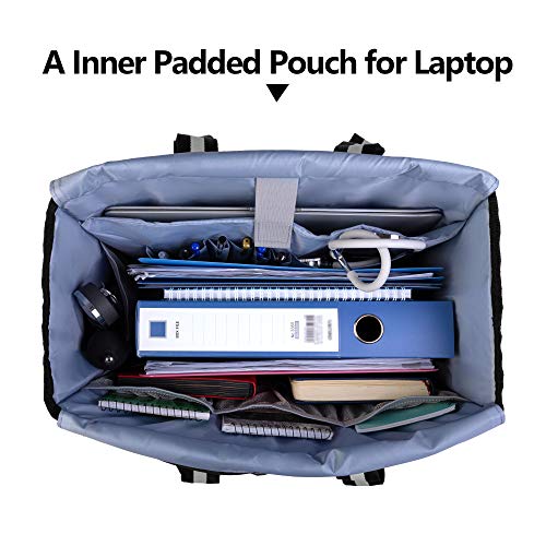 Trunab Nurse Bag & Tote for Work, Black