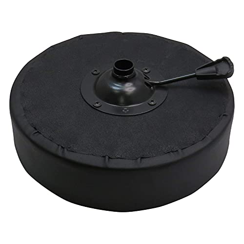 GreenLife® Deluxe Adjustable Height Rolling Stool (Black)