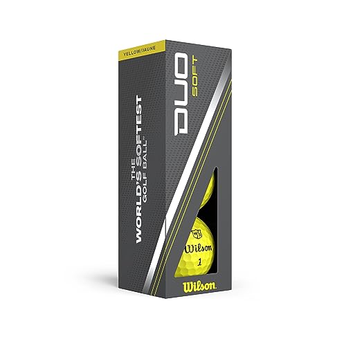 Wilson Duo Soft Golf Balls Yellow for VIPs