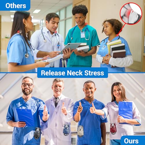 Maroon Stethoscope Holder Hip Clip for Medical Professionals