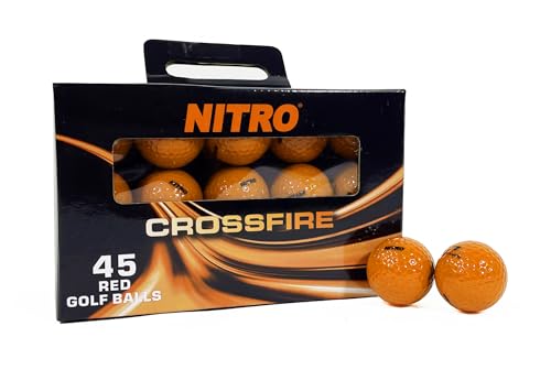 VIP Exclusive: Nitro Crossfire 45 Golf Balls - Orange