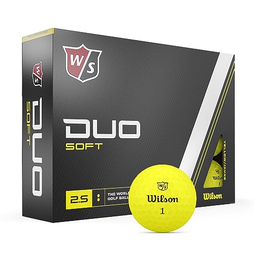 Wilson Duo Soft Golf Balls Yellow for VIPs
