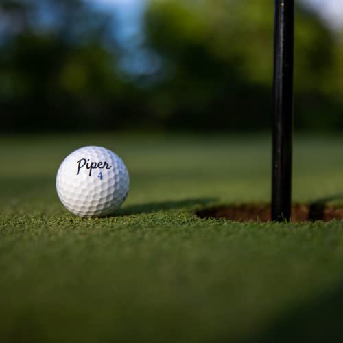 Piper Golf Premium Distance and Alignment Balls | 1 Dozen