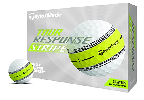 2022 TaylorMade VIP Tour Response Stripe Golf Balls