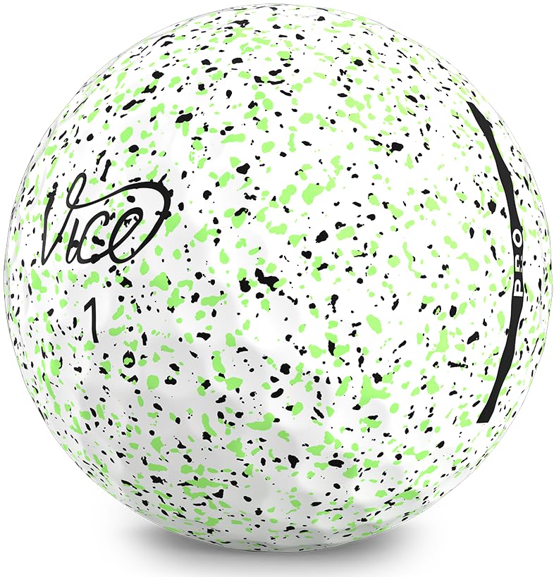 VIP VICE Pro Drip Golf Balls (Lime/Black)