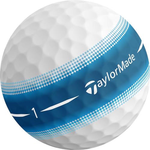 TaylorMade Golf Tour Response Blue Stripe Dozen Balls