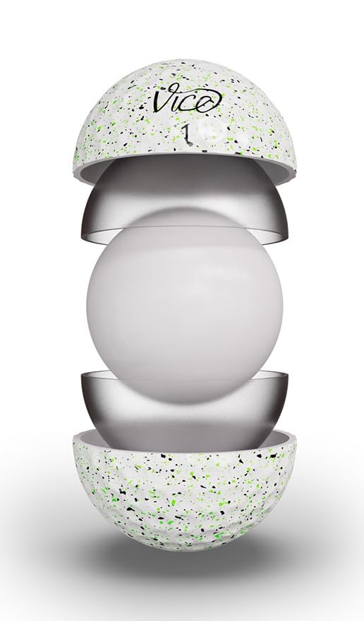 VIP VICE Pro Drip Golf Balls (Lime/Black)