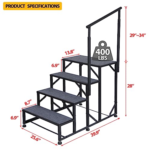 VIP Outdoor Steps with Handrail for 5th Wheel