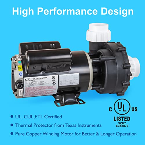 LINGXIAO 2.5HP Single Speed SPA Pump Motor