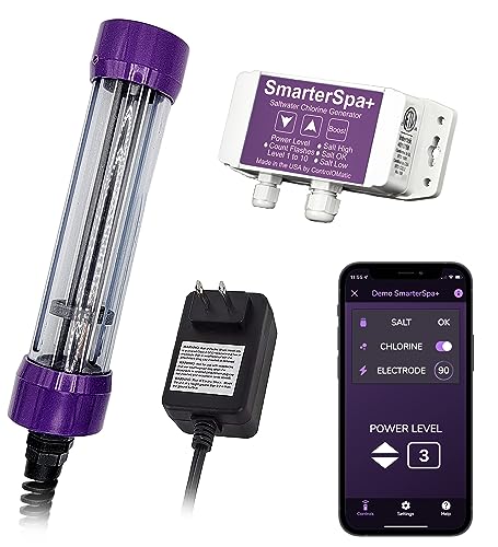 ControlOMatic SmarterSpa+ Saltwater Generator for Spas up to 2000 Gallons