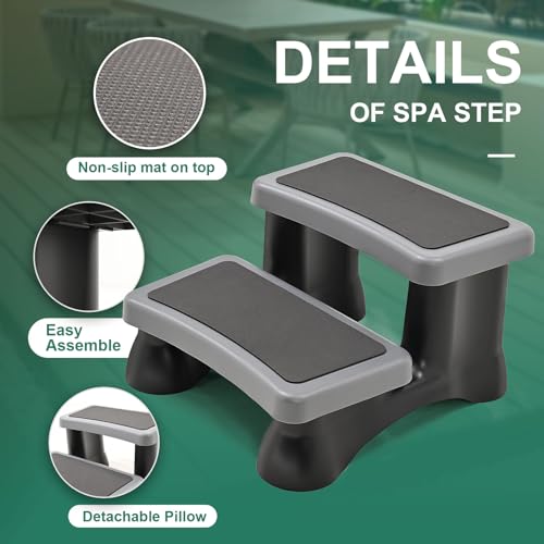 Premium Spa & Hot Tub Steps, Universal Design
