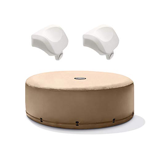 Intex PureSpa Hot Tub Cover + Foam Headrests (2 Pack)