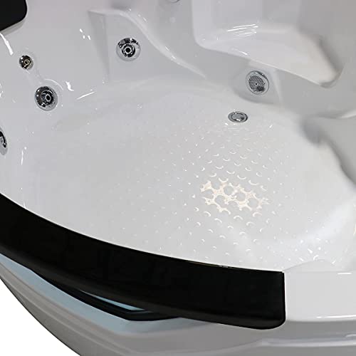 VIP Acrylic Whirlpool Corner Tub for Two People