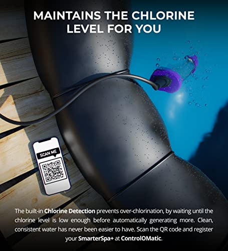 ControlOMatic SmarterSpa+ Saltwater Generator for Spas up to 2000 Gallons