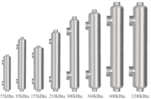 155K BTU Titanium Heat Exchanger for Pool/Hot Tub/Spa