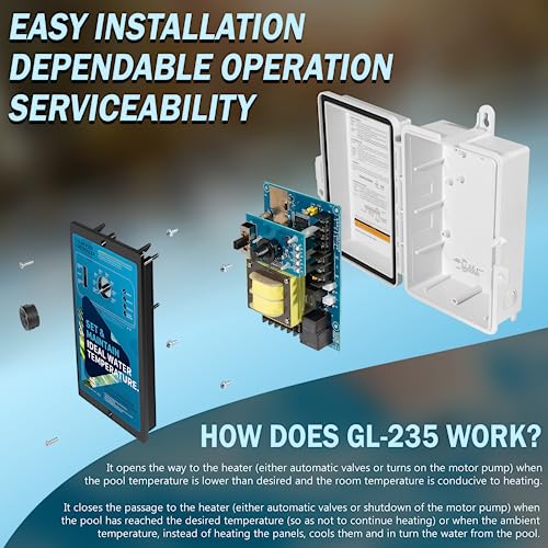 GL-235 Solar Temperature Controller for VIP Pool/Spa