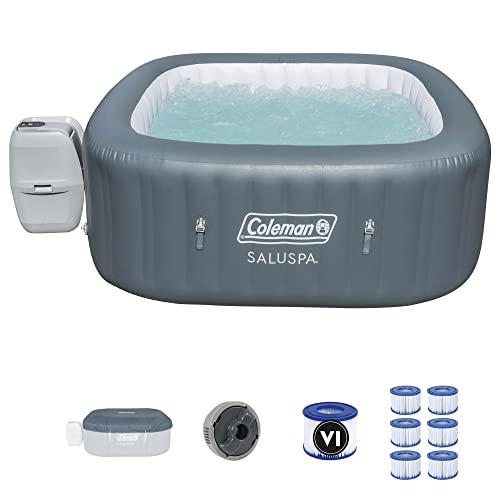 Coleman SaluSpa 140 Air Jet Inflatable Hot Tub VIP Pack