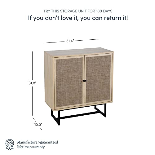 Nathan James Kova Accent Sideboard Cabinet Light Oak